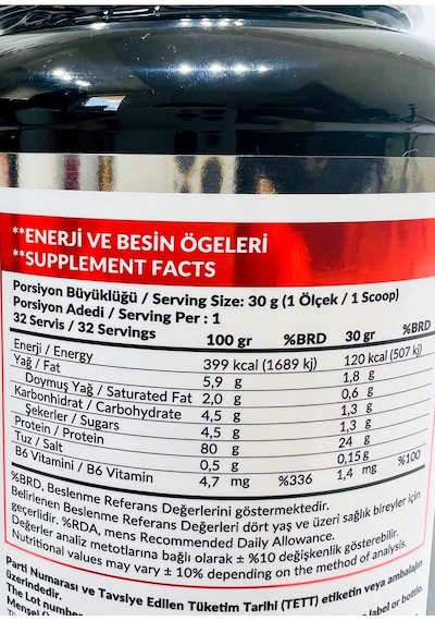 Nutrition Whey Protein 960gr Çilek Aromalı Protein Tozu 24gr Protein