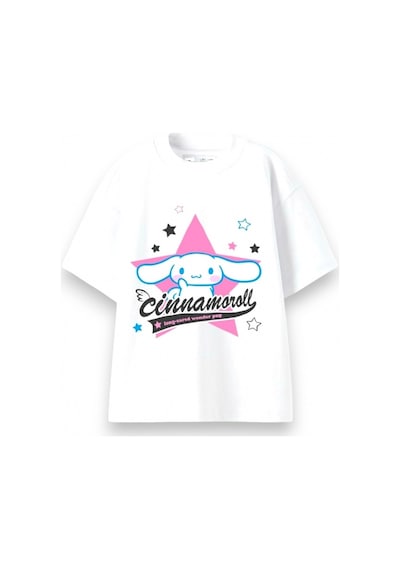 Sea Bubbles Cinnamoroll Kız Çocuk Tişört St10406 Beyaz