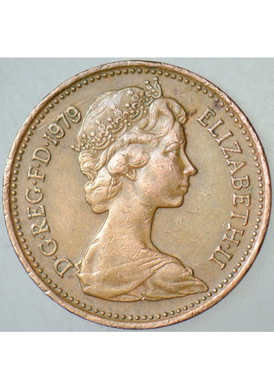 Birleşik Krallık 1 Penny 1979 Kraliçe Iı. Elizabeth. İngiltere.