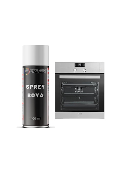 İnox Ankastre Fırın Sprey Boya 400 Ml.