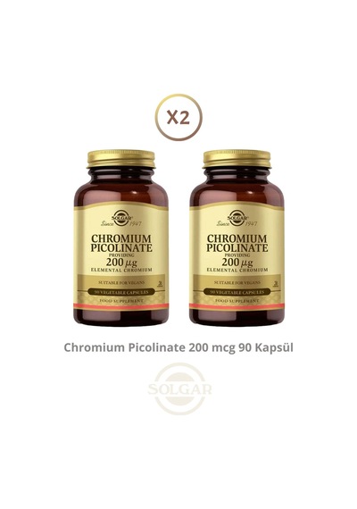 Solgar Chromium Picolinate 90 Adet 2 Adet