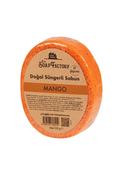 Doğal Süngerli Mango Sabunu 125 G - Lüks - Tüm Cilt Tipleri İçin Diğer