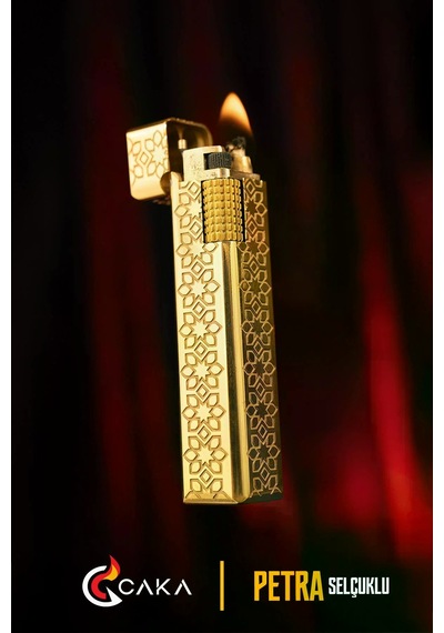 Caka Lighter Petra Selçuklu Benzinli Çakmak - Ckl-059