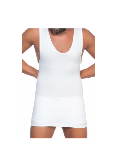 Moon Wear Beyaz Mı Emay E1003 V Yaka Erkek Korse Atlet Beyaz