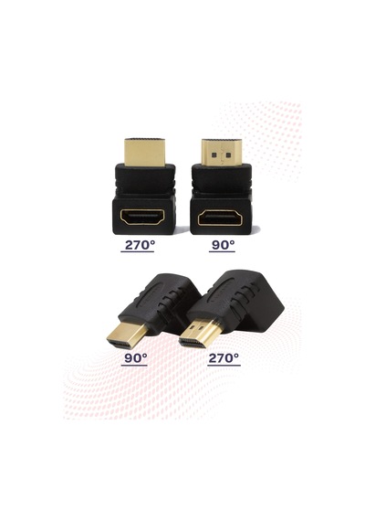 TTAF Hdmı Dönüştürücü L Adaptör 4K Görüntü Aktarımı