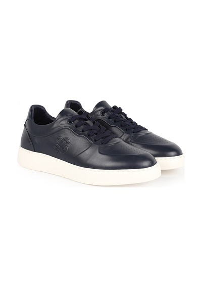 Libero Erkek Sneaker Ayakkabı Hakiki Deri Antik Logolu Delikli Bağcıklı Beyaz Taban Hafif Eva L5962 Lacivert Libero Erkek Sneaker Ayakkabı Hakiki Deri Antik Logolu Delikli Bağcıklı Beyaz Taban Hafif Eva L5962 Lacivert