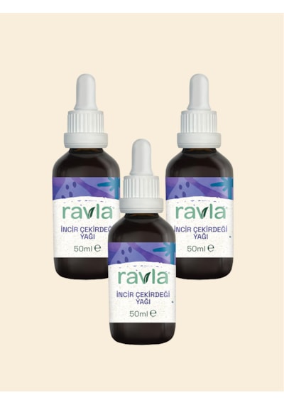 3'lü Ürün - Ravla İncir Çekirdeği Yağı 50ml 50 ML