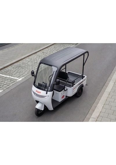Skyjet Trıon Elektrikli Moped Beyaz - Siyah