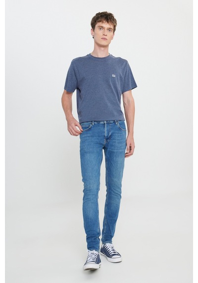 Lee Malone Skinny Fit Dar Kesim Normal Bel Açık Mavi Esnek Jean Kot Pantolon