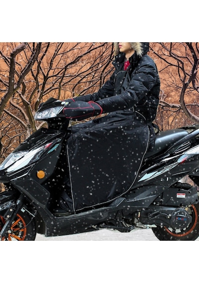 Axo Bundera Scooter Motor Yağmur Rüzgar Diz Koruma Örtüsü Koruyucu