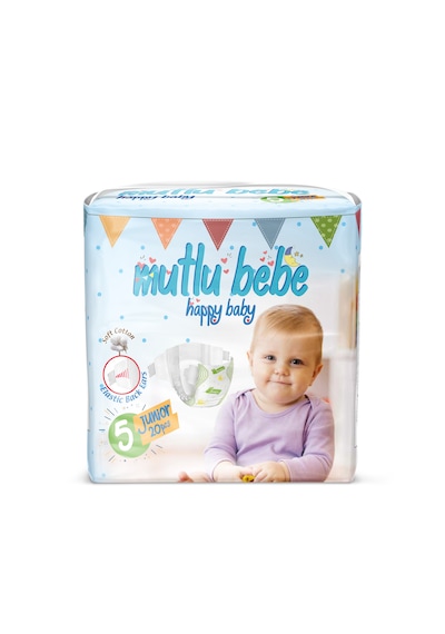 Mutlu Bebe Bebek Bezi 5 Numara Junior 20 Adet