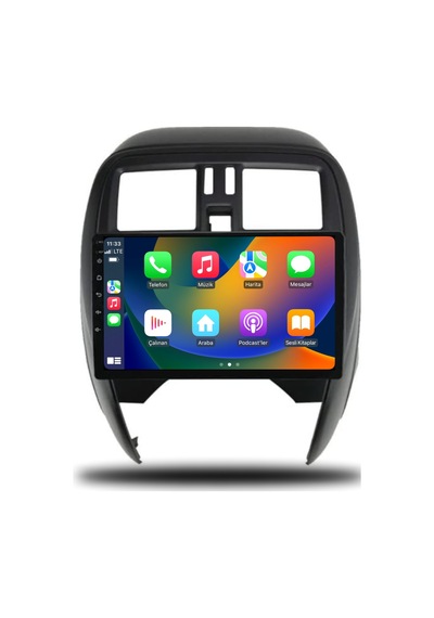 Avaydel Nissan Micra Android Carplay Multimedya 2014-2018 4GB RAM + 32GB Hafıza + 4 Çekirdek
