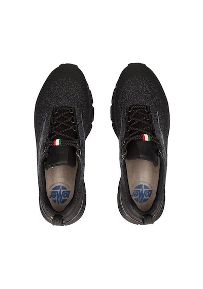 Lomer Italy Spider Mtx Waterproof Vibram Erkek Ayakkabı Total Black Siyah - Lacivert