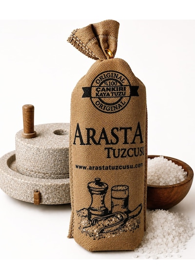 Arasta Tuzcusu Çankırı Doğa Kristal Granül Salamuralık Tuz 1 KG