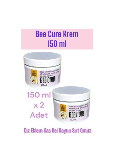 Bee Cure Krem Ağrılarınız Için Vücut Ve Bölgesel Bakım 150 Ml X 2 Adet