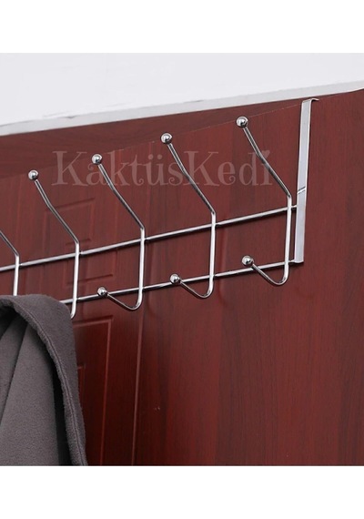 12 Kancalı Kapı Arkası Askı - Askılık Gri, 7480000717010 Çok Renkli