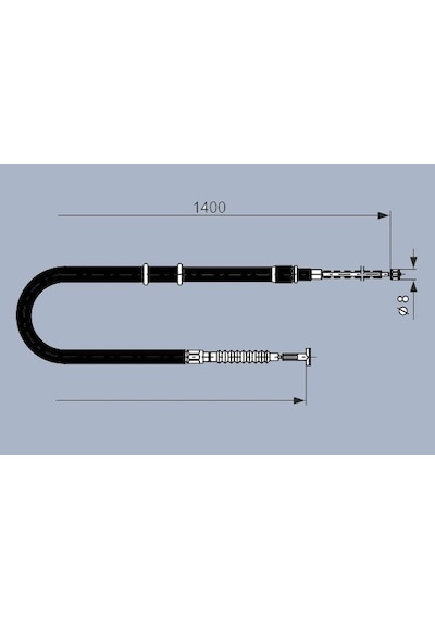 CAVO 1202024 CAVO EL FREN TELİ SOL PALIO SIENA 00-