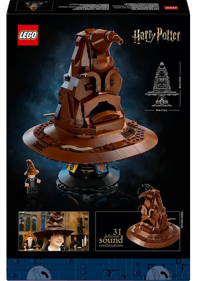 LEGO® Harry Potter™ Konuşan Seçmen Şapka 76429 Yetişkinler için Koleksiyonluk ve Sergilenebilir Model Yapım Seti - 561 Parça