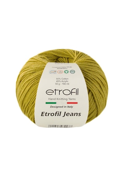 Etrofil Jeans El Örgü Iplikleri - 50 Gr / 160 Metre - Tüm Renkler