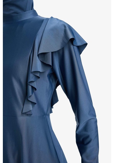 DeFacto Regular Fit 5'li Hızlı Kuruyan Burkini Takımı E7999AX25HSNV241