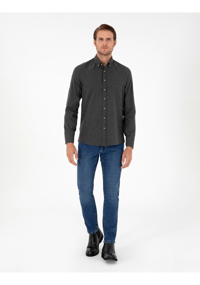 Pierre Cardin Erkek Antrasit Gömlek Desenli 50298570-vr006 Antrasit