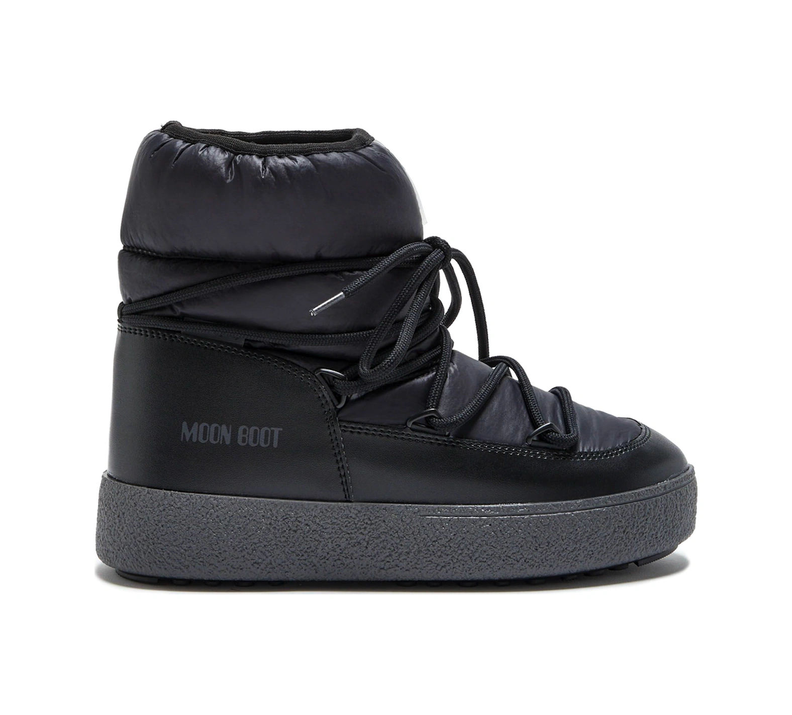 N001 Black Bot Kar Kadın 80d2450080-n001 Moon Boot Ltrack Low Nylon Wp Black Siyah