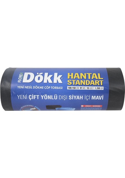 Dökk Extra Kalın Hantal Çöp Torbası - 100X150