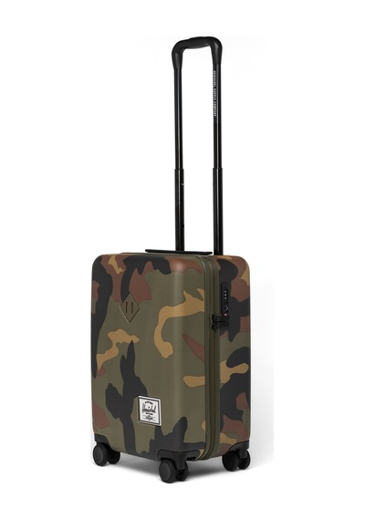 Herschel Heritage Hardshell Carry On Luggage Kabin Boy Valiz 11197-00032-os Woodland Camo