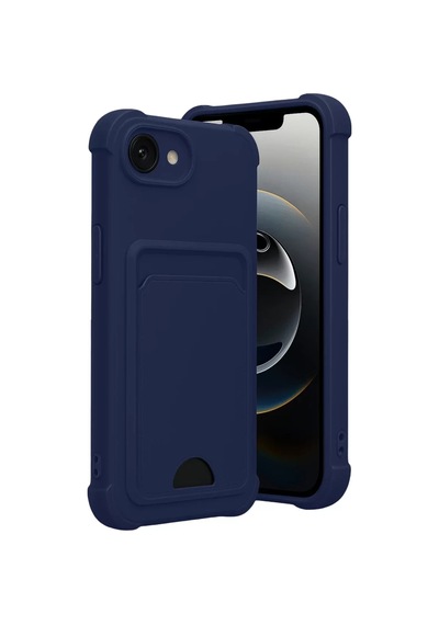 Newface Apple İphone 16e Kelvin Kartvizitli Silikon - Lacivert