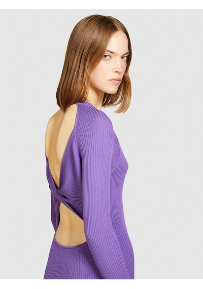 Sisley Viskoz Karışımlı Geniş Yaka Reglan Kol Uzun Elbise Kadın 3m1 Elbise - 324p1b7ymv00m M