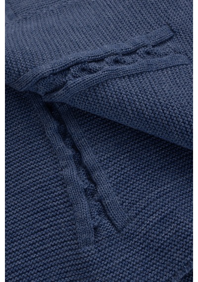 Trenza İndigo Çift Kişilik Battaniye 200x220 15040 Indigo