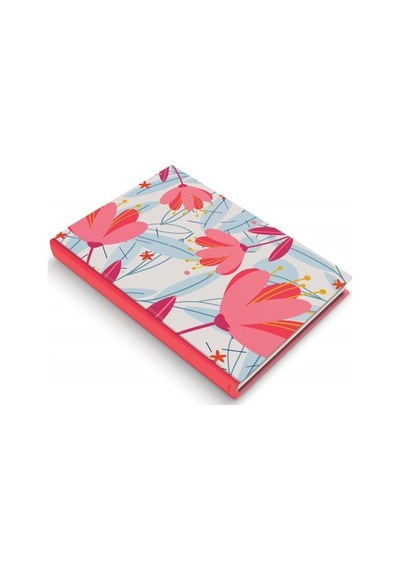 Deffter Pastel Sert Kapak Çizgili Defter Kırmızı 64525-1