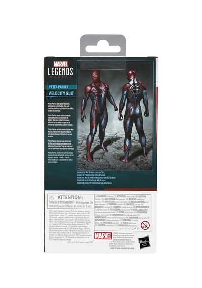 Hasbro Marvel Legends Gamerverse Velocity Suit Peter Parker Spider-man Video Game Aksiyon Figürü