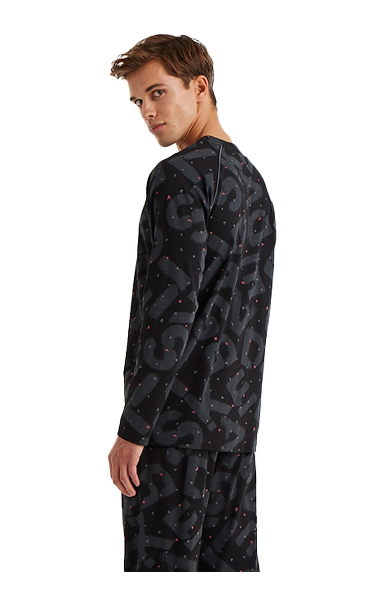 Blackspade Erkek Pijama Takımı 40600 - Desenli Çok Renkli