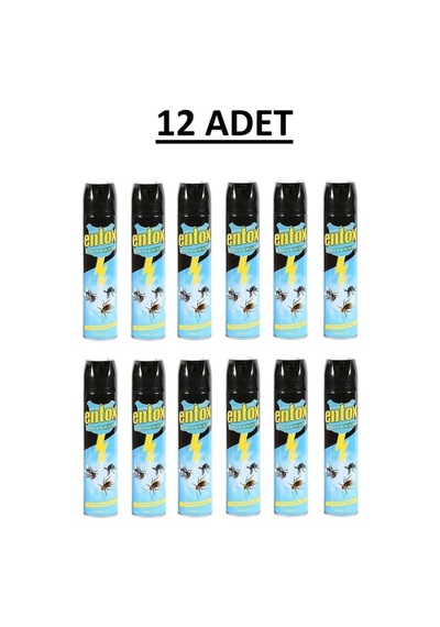 Entox Hamamböcegi Karasinek Sivrisinek İlacı 300 Ml 3 Adet