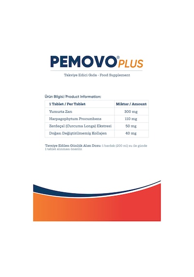 Mdc Pemovo Plus Takviye Edici Gıda 30 Tablet Mdc Pemovo Plus Takviye Edici Gıda 30 Tablet