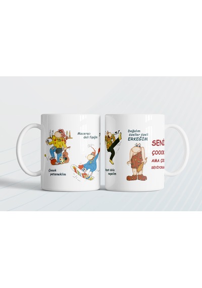 Seni Çook Ama Çok Seviyorum Hediye Kupa Love Bug-t Hediye Kupa Love Bug-t Beyaz