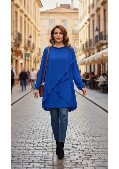 Misswhence İpek Tunik 39017 Saks Saks
