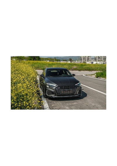 Audi A3 8y Sedan S-line 2020-2024 Body Kit Seti Ön Lip Marşpiyel Difüzör Spoiler Flap