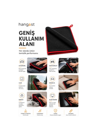 Premium Mikrofiber Kurulama Bezi 60x90 Cm Ultra Emici Araç Kurulama Havlusu Çizmez İz Ve Tüy Bırakmaz Oto Detay Bezi Diğer