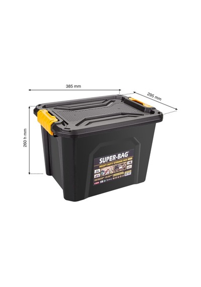 Super Bag Asr-4034 18 Lt Saklama Kutusu - 5 Adet Çok Renkli