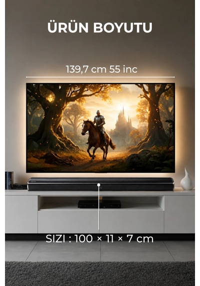 Hepu Hp-tv05 Bluetooth Soundbar Hoparlör Ses Sistemi - Tv Ve Bilgisayar Uyumlu Ev Sinema Sistemi