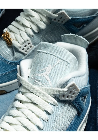 Nike Air Jordan Retro 4 Denim 'worn Blue'-sportxstore Mavi