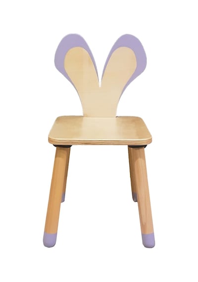 Wood&Joy Renkli Fare Sandalye Gri