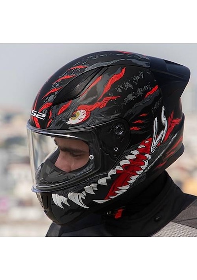 Ls2 Rapıd 2 Race Kaıju Fullface Motosiklet Kaskı Siyah