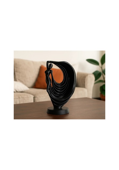 Hareket Örtüsü Figürü Soyut Kadın Sanatı 15cm