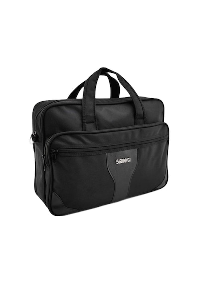 Sırımsı Siyah 1900 Denye Kumaş Laptop & Evrak Çantası 163 N11.147