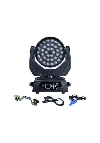 Quenlite ZL-1036 Zoom Wash 36x10W Moving Head Boyama Sahne Işık 16 Kanal DMX Kontrol