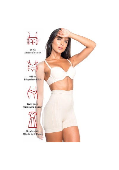 Ten Mı Emay 7027 Düşük Bel Boxer Korse Ten