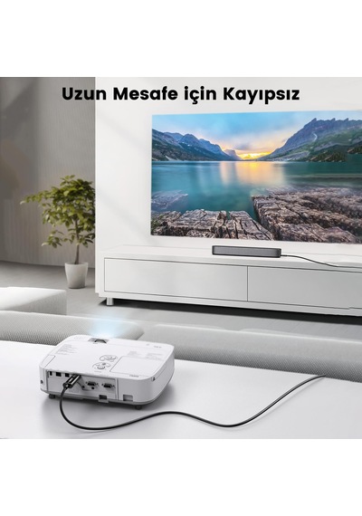 Ugreen 8K 60Hz 4K 120Hz HDMI 2.1 Fiber Optik Görüntü Aktarma Kablosu 30 Metre